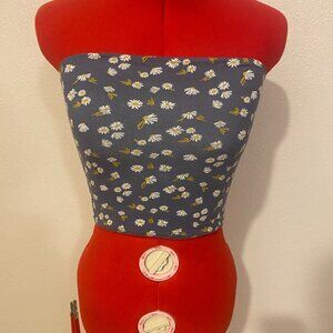 Blue Wild Fable Strapless Tube Top